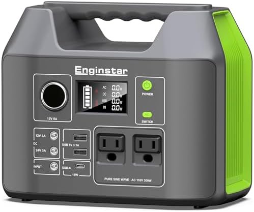 EnginStar 300W pure sine wave solar generator
