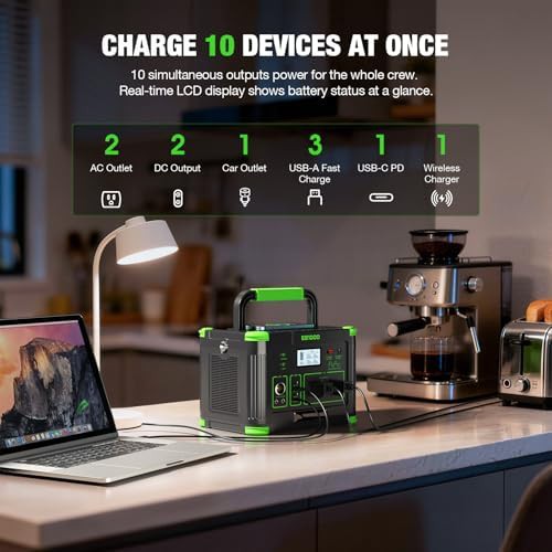 1000W portable power station for camping — photo 3