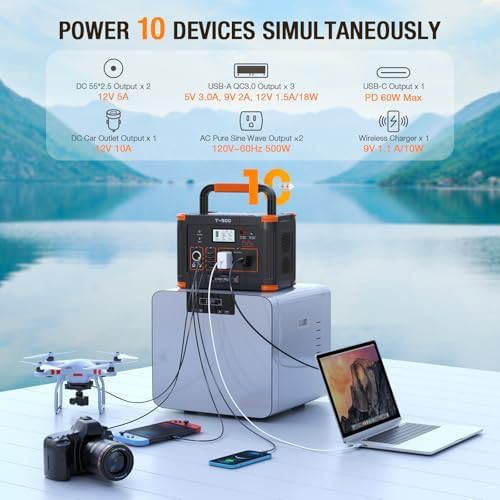 Portable power station 500W peak 1000W — photo 3