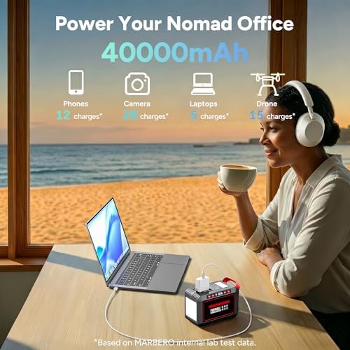 Marbero 148Wh laptop power bank with AC outlet — photo 3