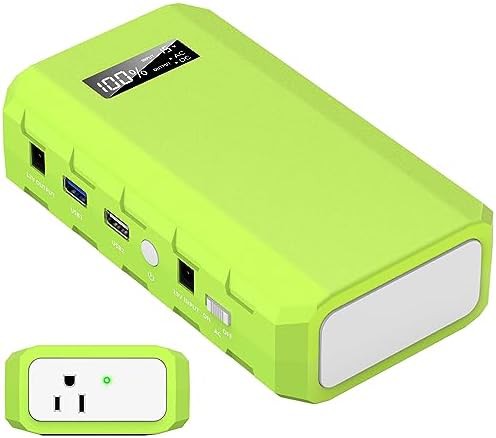 Portable power station with 120V AC outlet