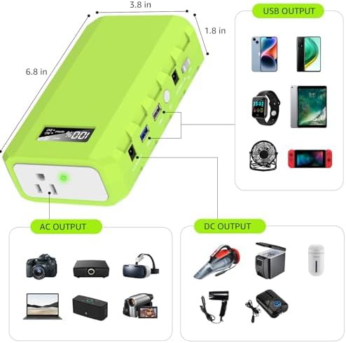 Portable power station with 120V AC outlet — photo 3