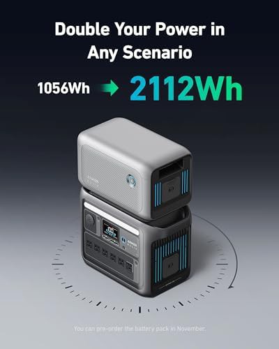 Anker SOLIX C1000 power station with car cable — photo 5