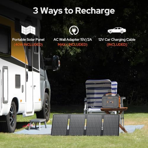Portable 100W generator with AC and solar — photo 4