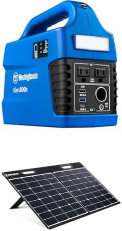 Westinghouse iGen300s solar generator bundle