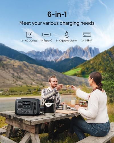 Portable power station with included solar panel — photo 3