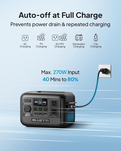 Portable power station with included solar panel — photo 4