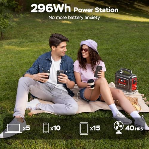 Marbero 296Wh portable power station with AC outlet — photo 4