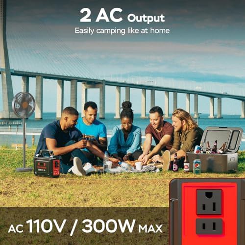 Marbero 296Wh portable power station with AC outlet — photo 5