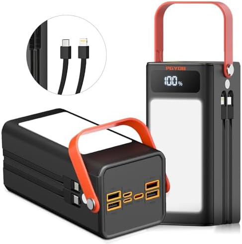PGYOB portable power bank station 27000mAh with SOS light
