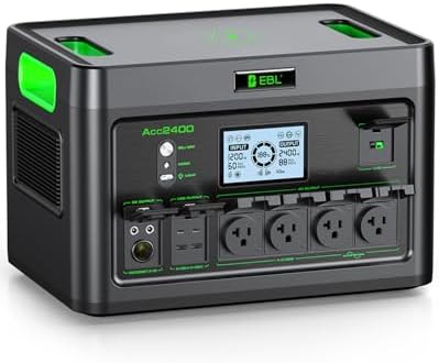 EBL 2400W LiFePO4 home power station