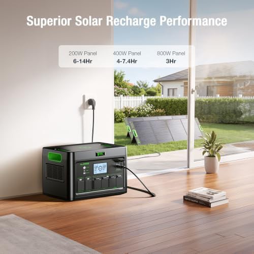 EBL 2400W LiFePO4 home power station — photo 3