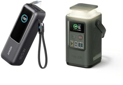 Anker Power Bank 25K with retractable cable