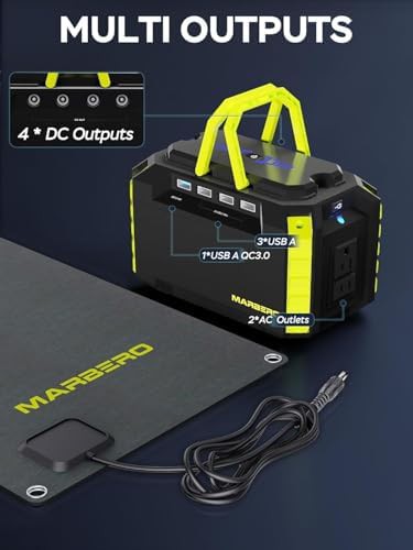 Marbero 150Wh solar generator with panel included — photo 3