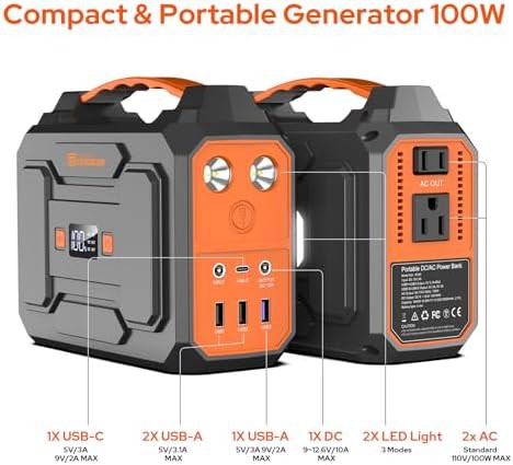 ZeroKor 300W portable power station with foldable solar panel — photo 5