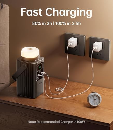 Camping power station with detachable light — photo 5
