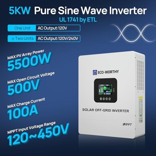 Eco-Worthy 5120Wh home backup power with 5000W inverter — photo 5
