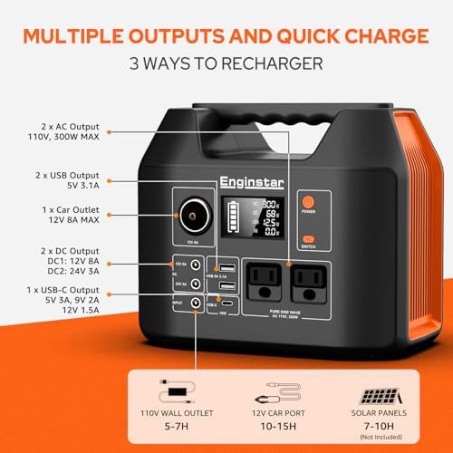 EnginStar portable power station with 296Wh battery — photo 4