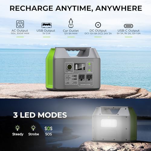 Solar generator 300W with 60W foldable panel — photo 3
