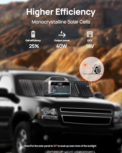 Portable 350W power station with solar panel — photo 4