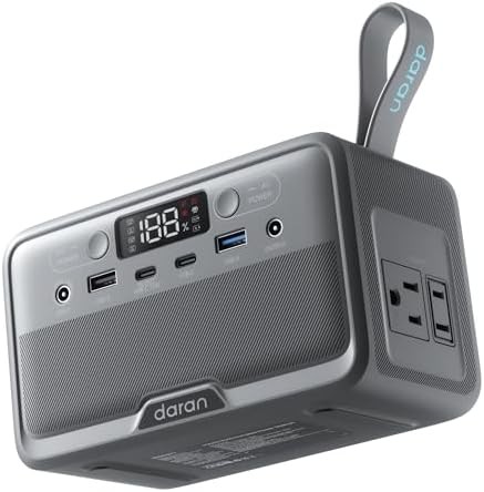 Small solar power bank with AC