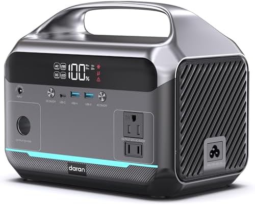 Fast charging 600W solar generator