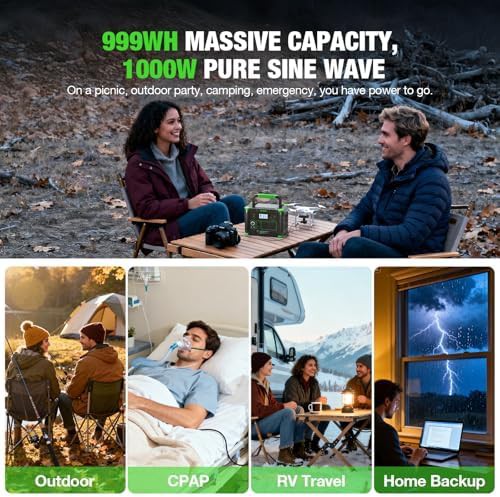 EBL 1000W home backup power station — photo 4