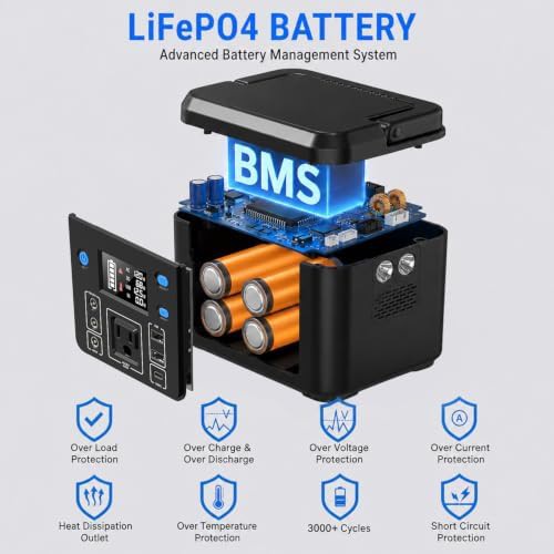Foldable LiFePO4 solar generator 200W — photo 4